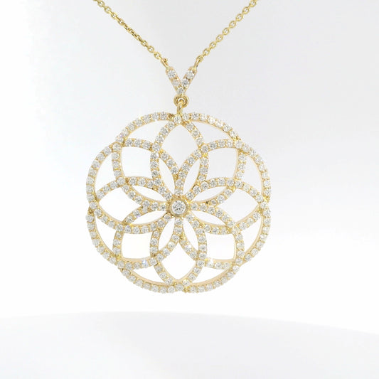 Yellow Gold Medallian Pendant