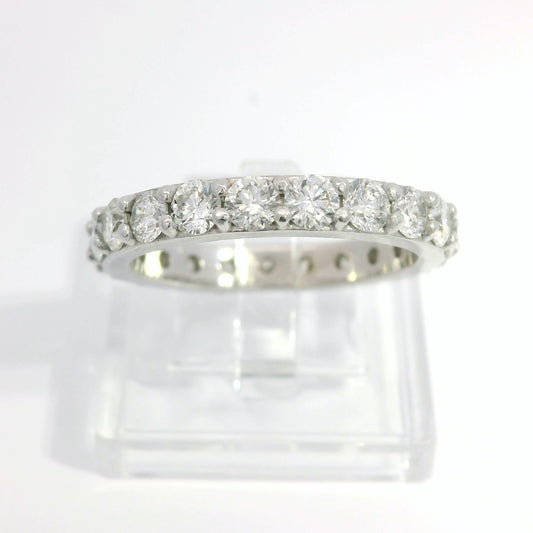 White Gold Eternity Band With .10ct Round Diamonds