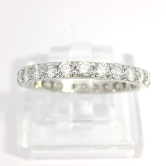 White Gold Eternity Band With .05ct Round Diamonds