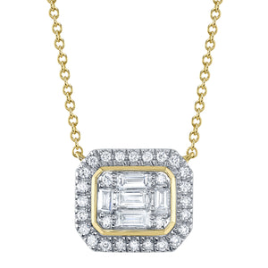 Mosaic Bezel Style Pendant